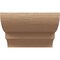 Ekena Millwork 6in. W x 4in. H x 20in. L Ridgewood Woodgrain TimberThane Rafter Tail, Primed Tan RFTUR06X04X20RIDRCPR - alternate 6